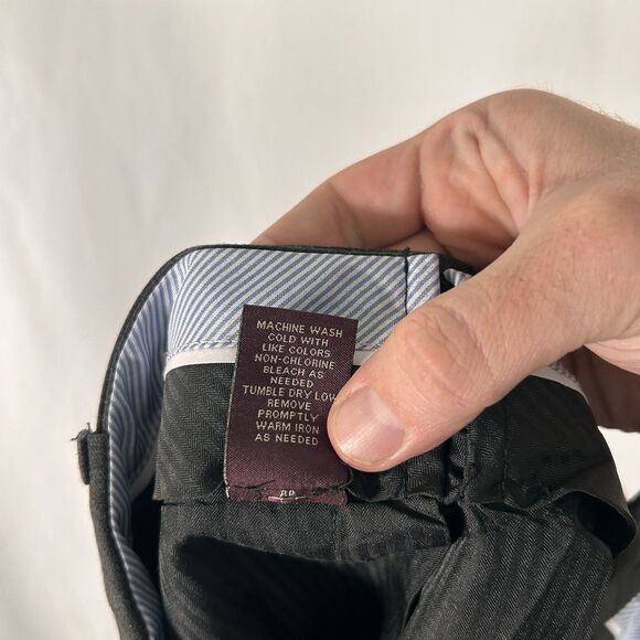 Johnston Murphy Dress Pants Men's 38x30 Grey Regular Fit Stretch Waist - Picture 9 of 9